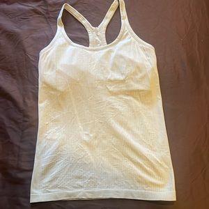 lululemon ebb to street tank—light mint green